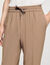 Pantalon droit élastiqué