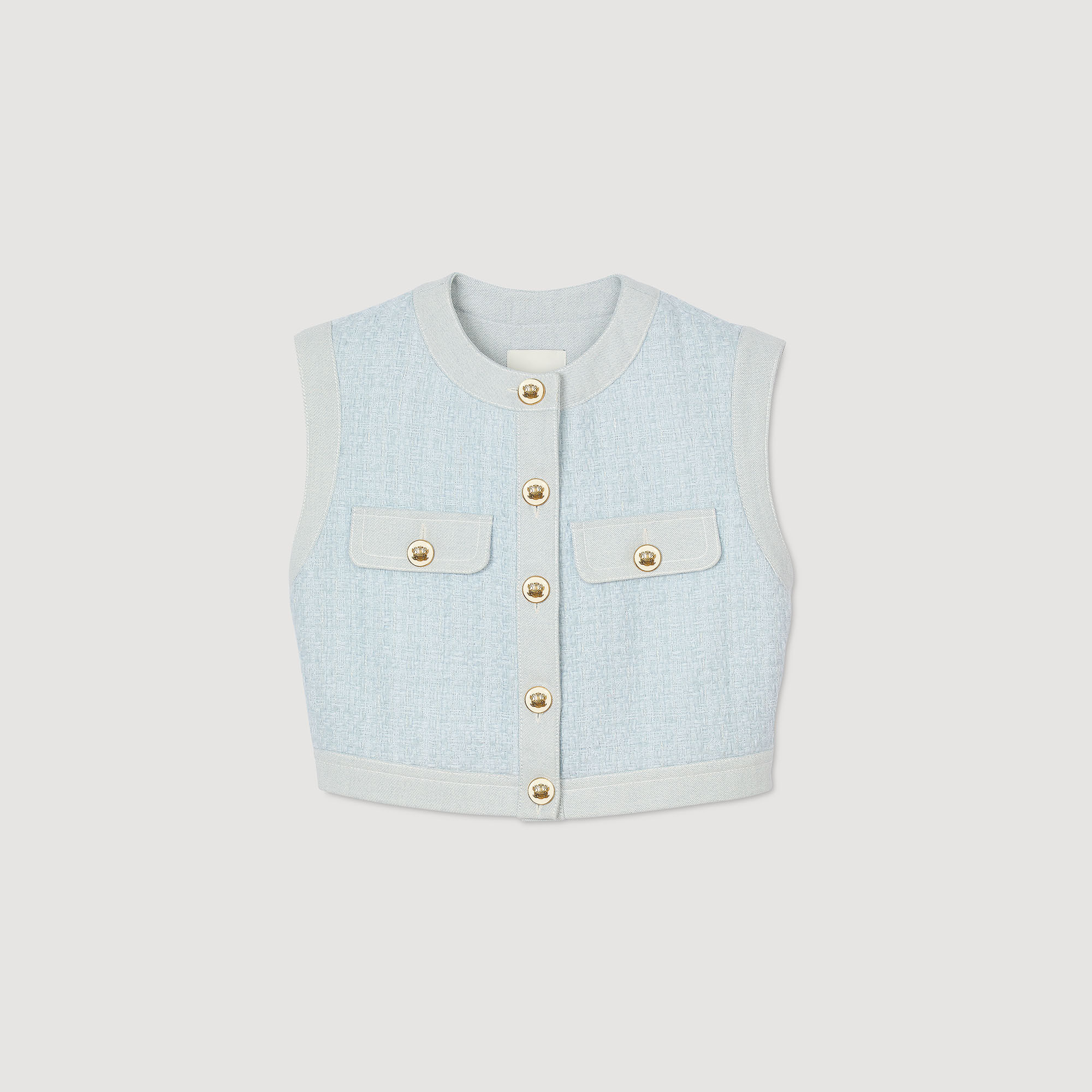 Veston en tweed fantaisie