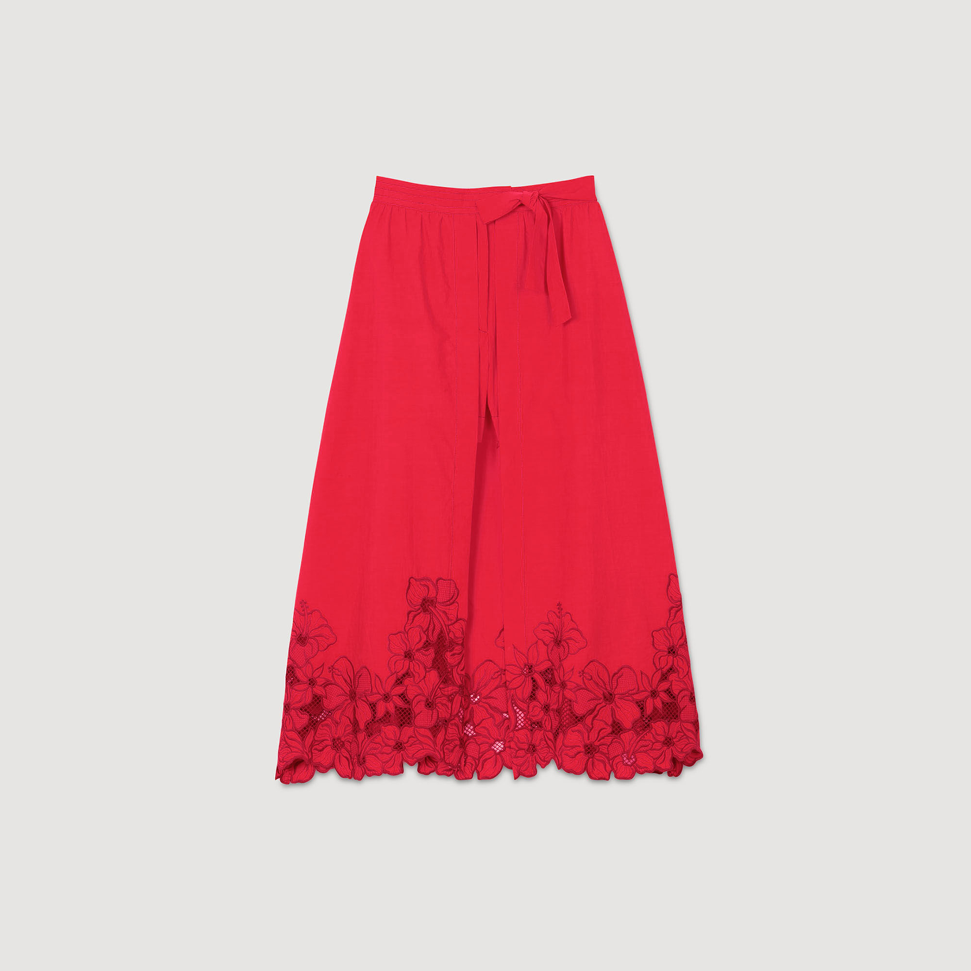 Jupe short à fleurs 