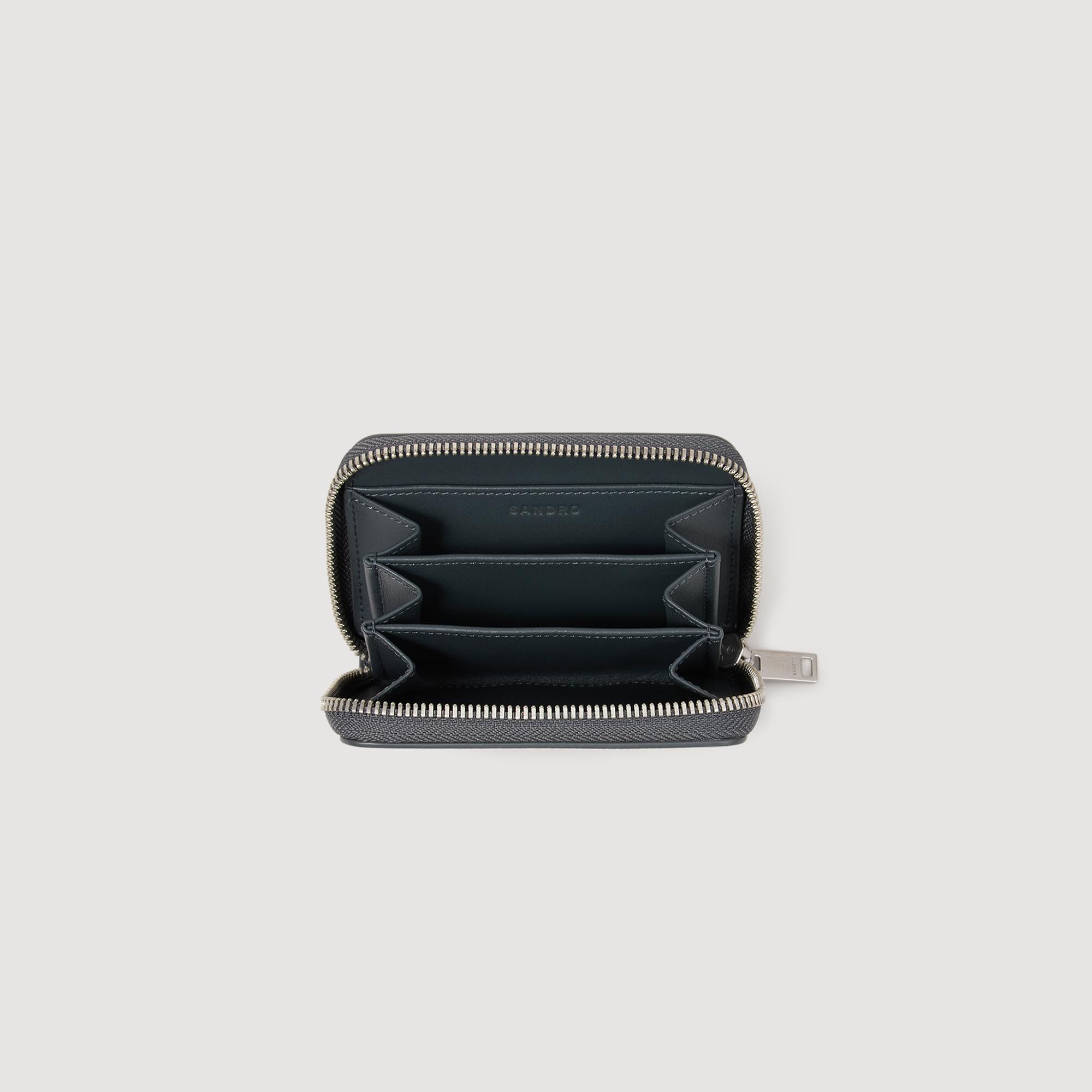 Porte-monnaie zippé à cordon