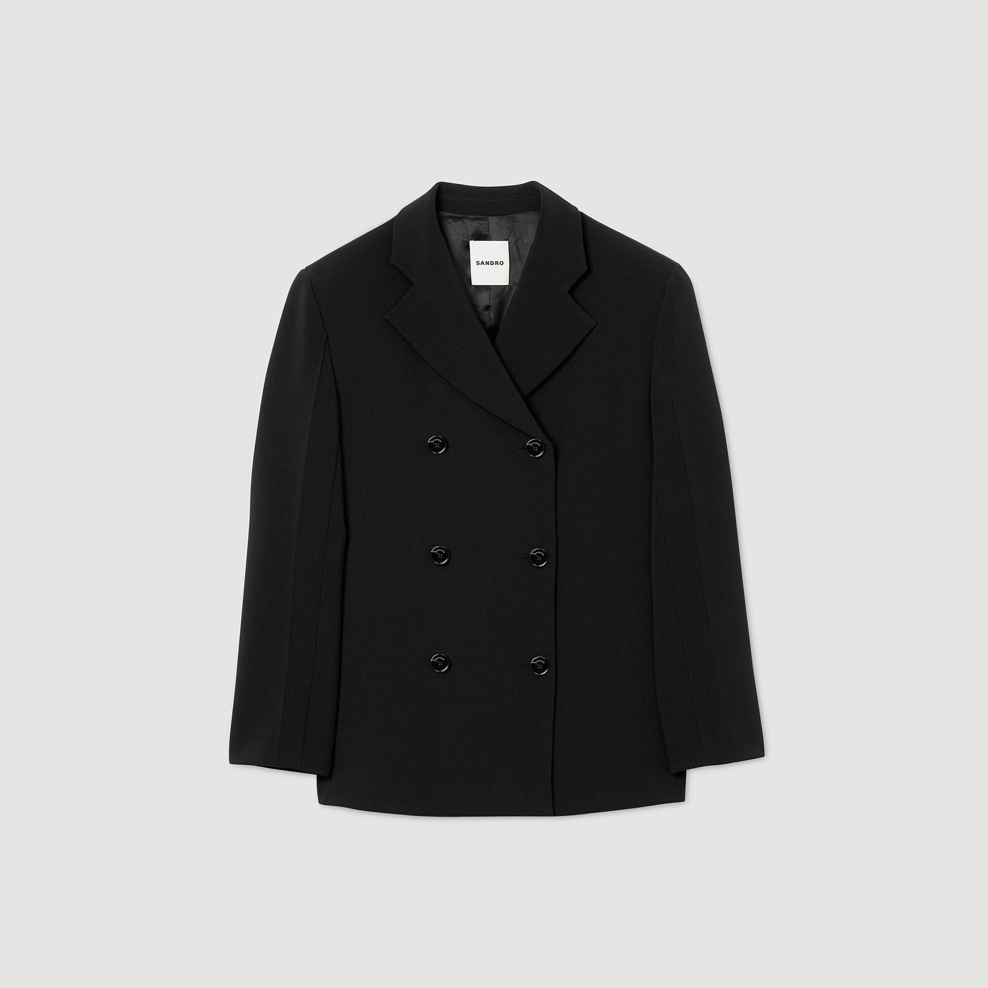 Veste de tailleur croisée