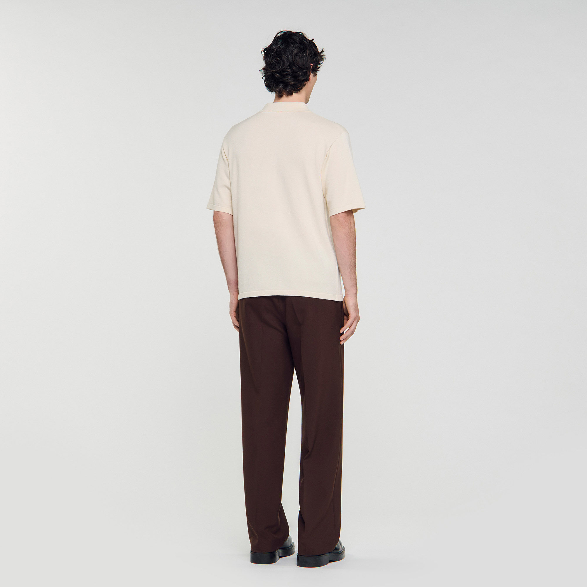 Polo à broderie corde