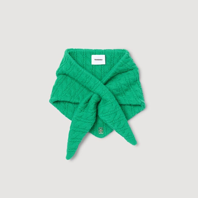 Bandana en maille torsadée
