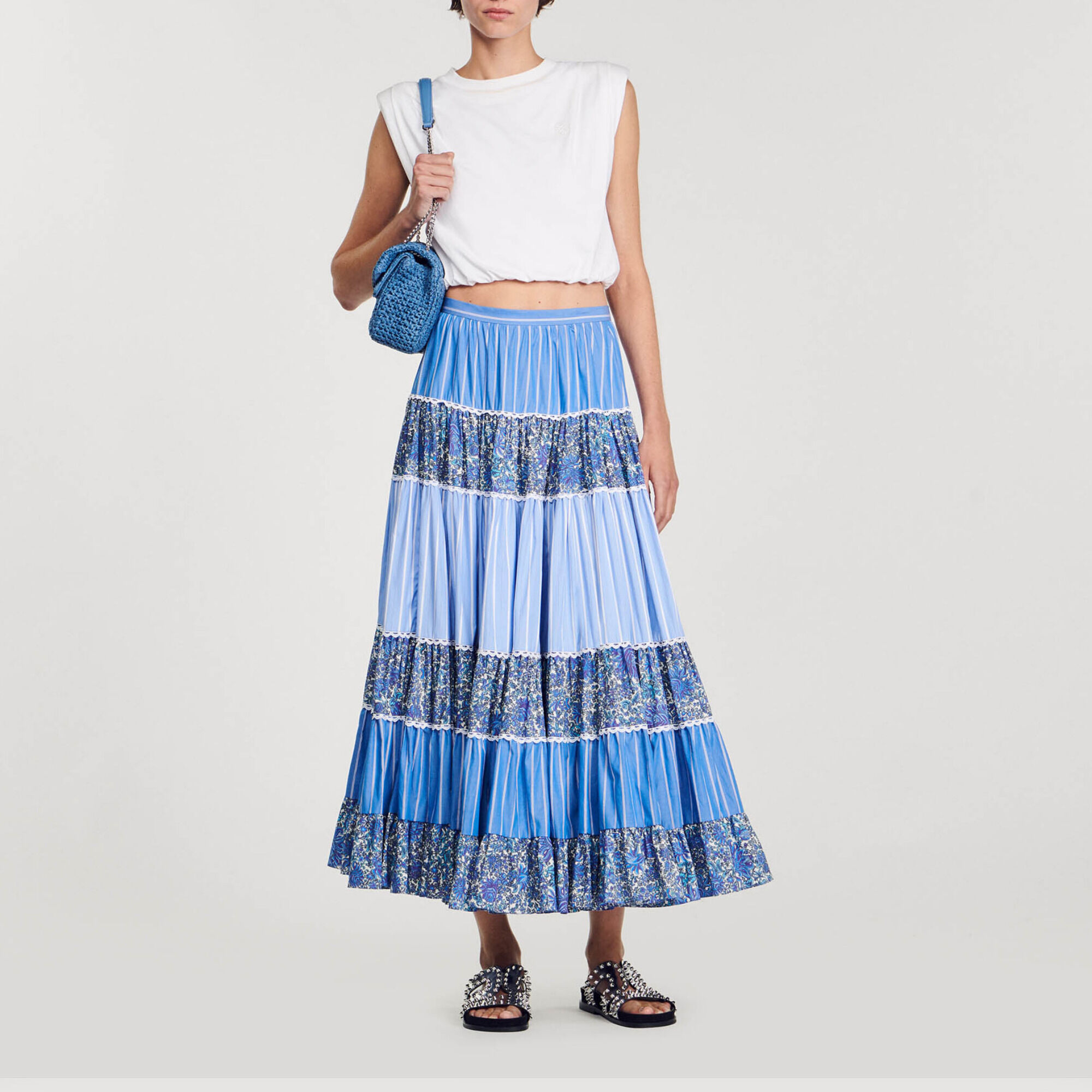 Jupe longue sandro outlet