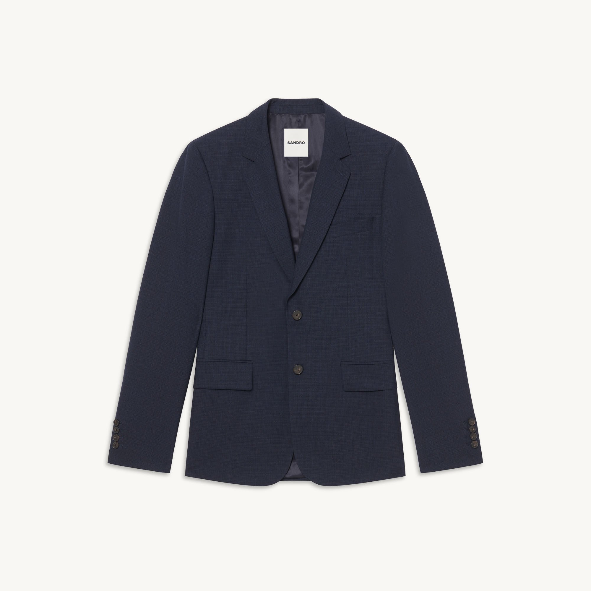 Veste de costume en laine vierge