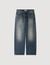 Jean baggy d&eacute;lav&eacute; en coton - Homme | Sandro Paris
