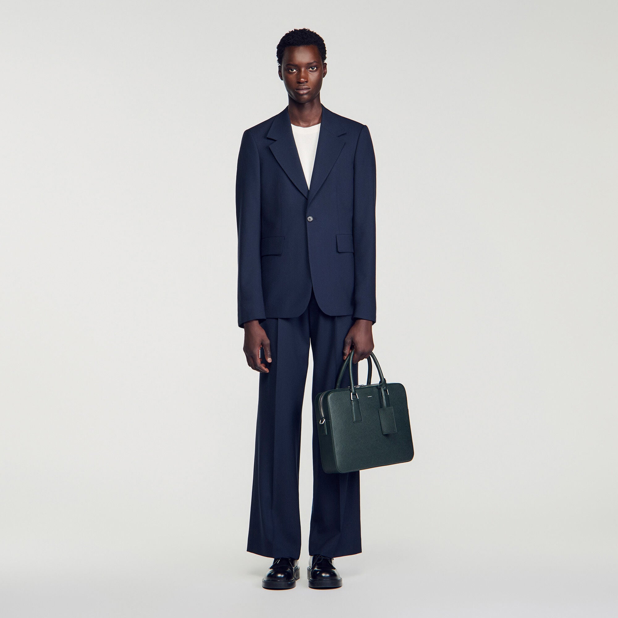 Briefcase en cuir reconstitu&eacute; 