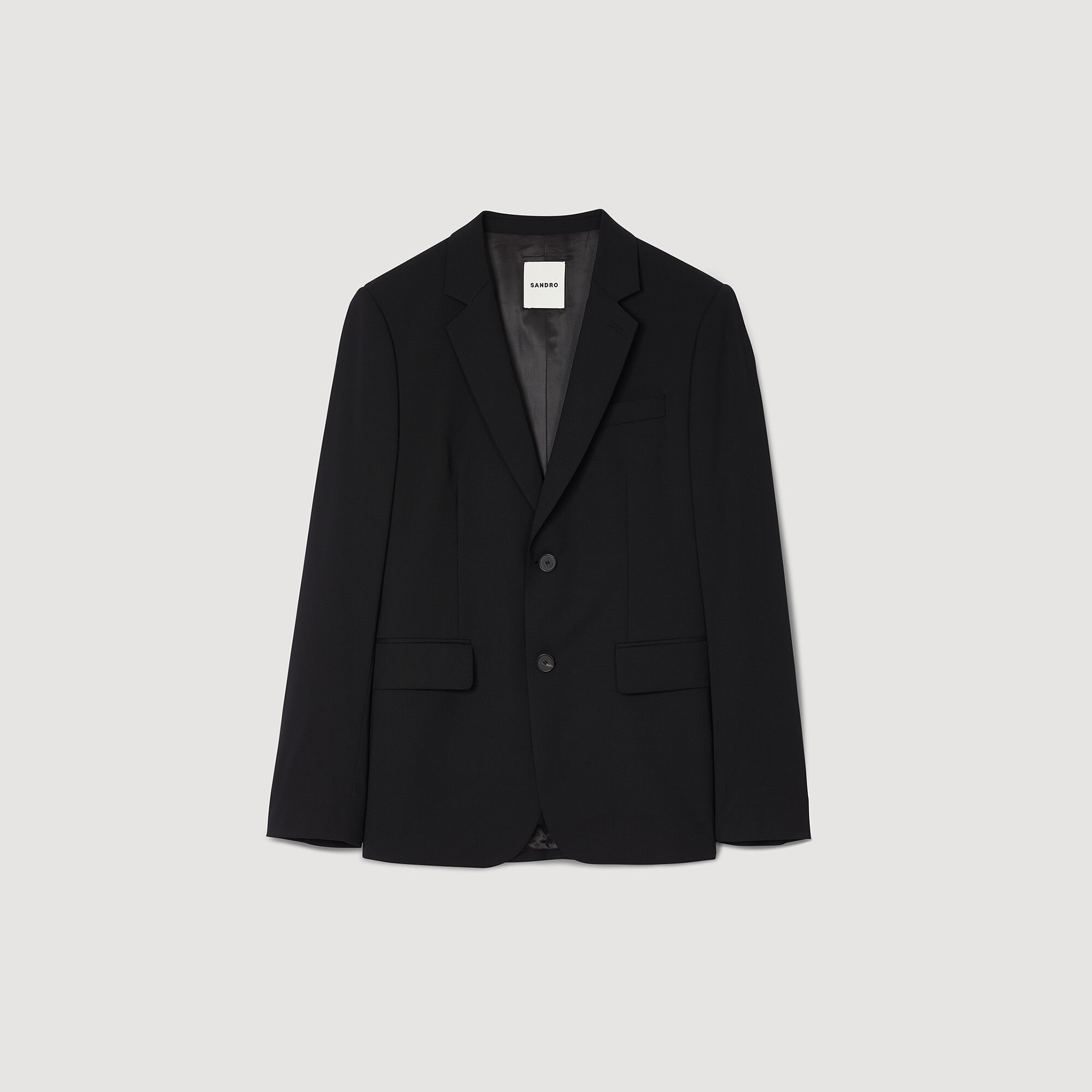 Veste de costume en laine vierge