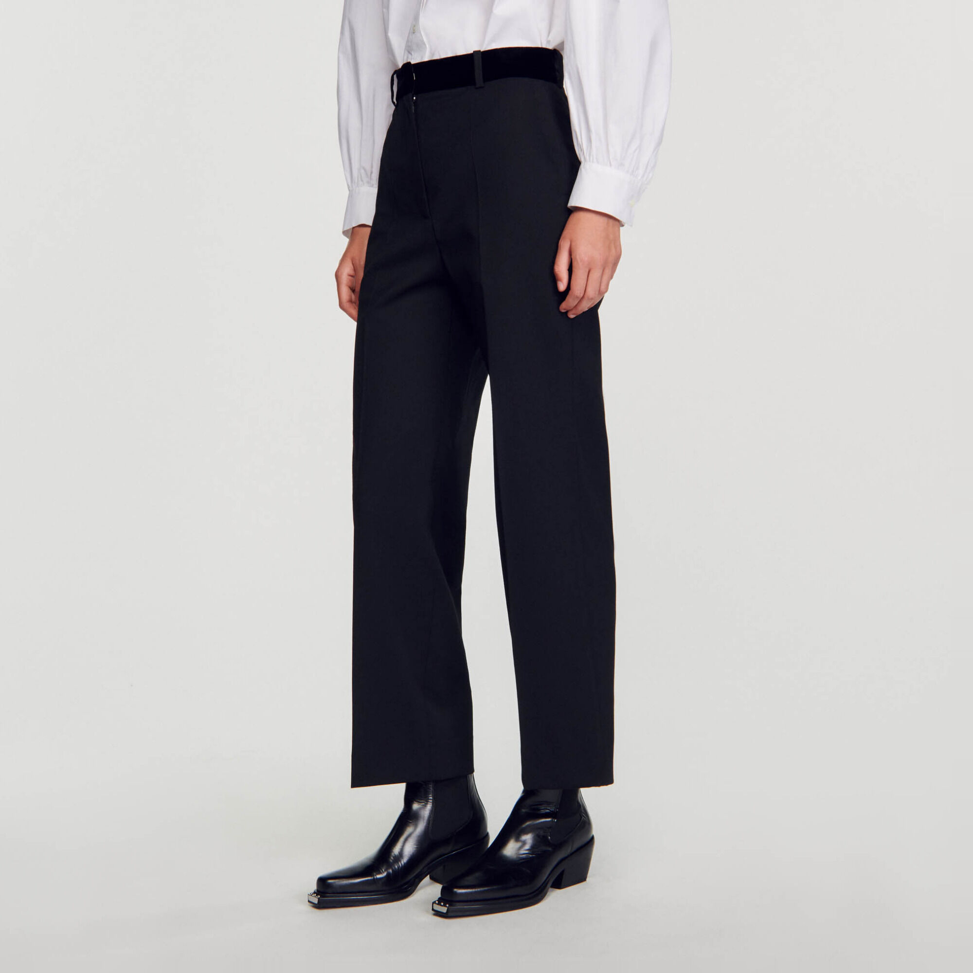 Pantalon de costume droit