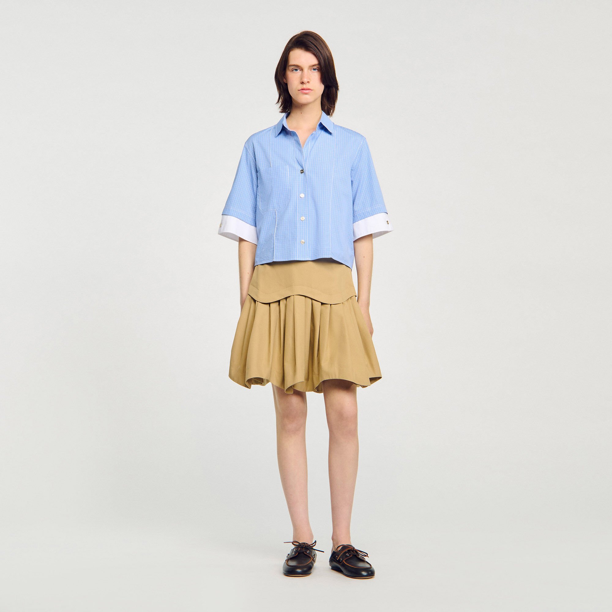 Chemise à carreaux oversize
