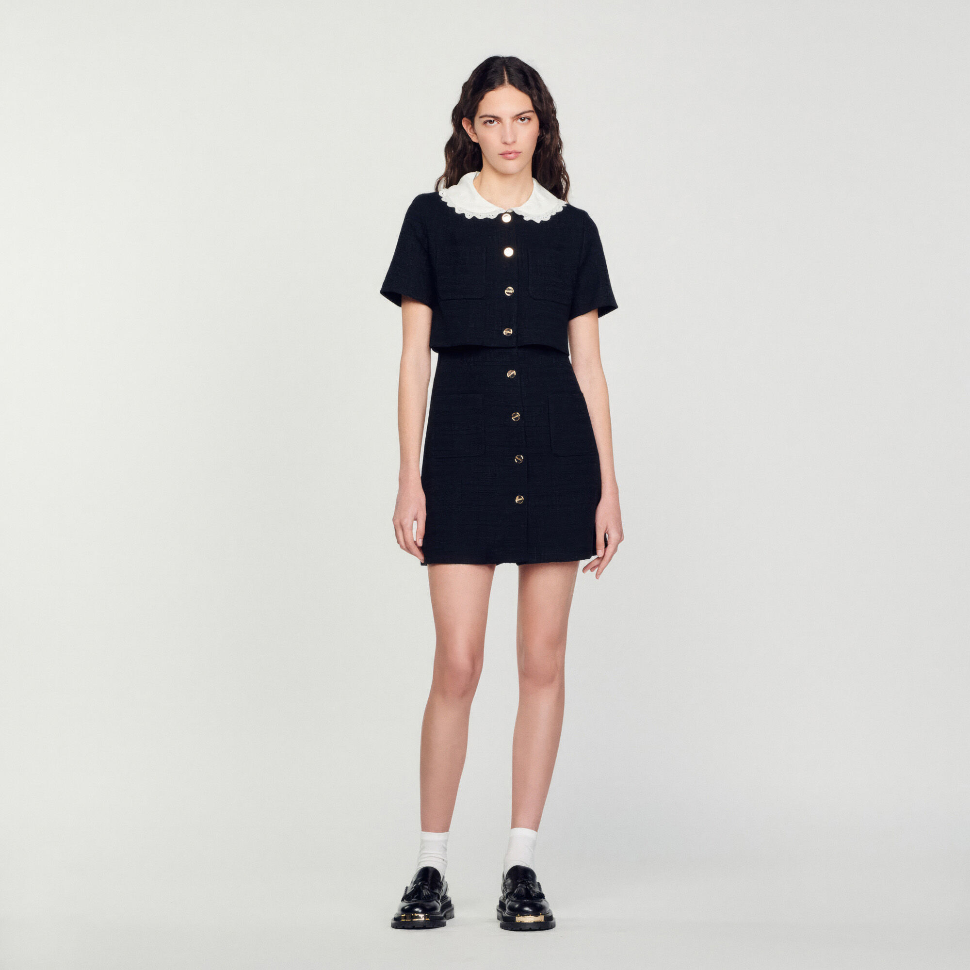 Sandro hotsell robe noire