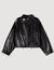 Blouson en cuir d'agneau