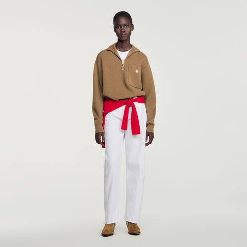 Sandro Pull laine et cachemire