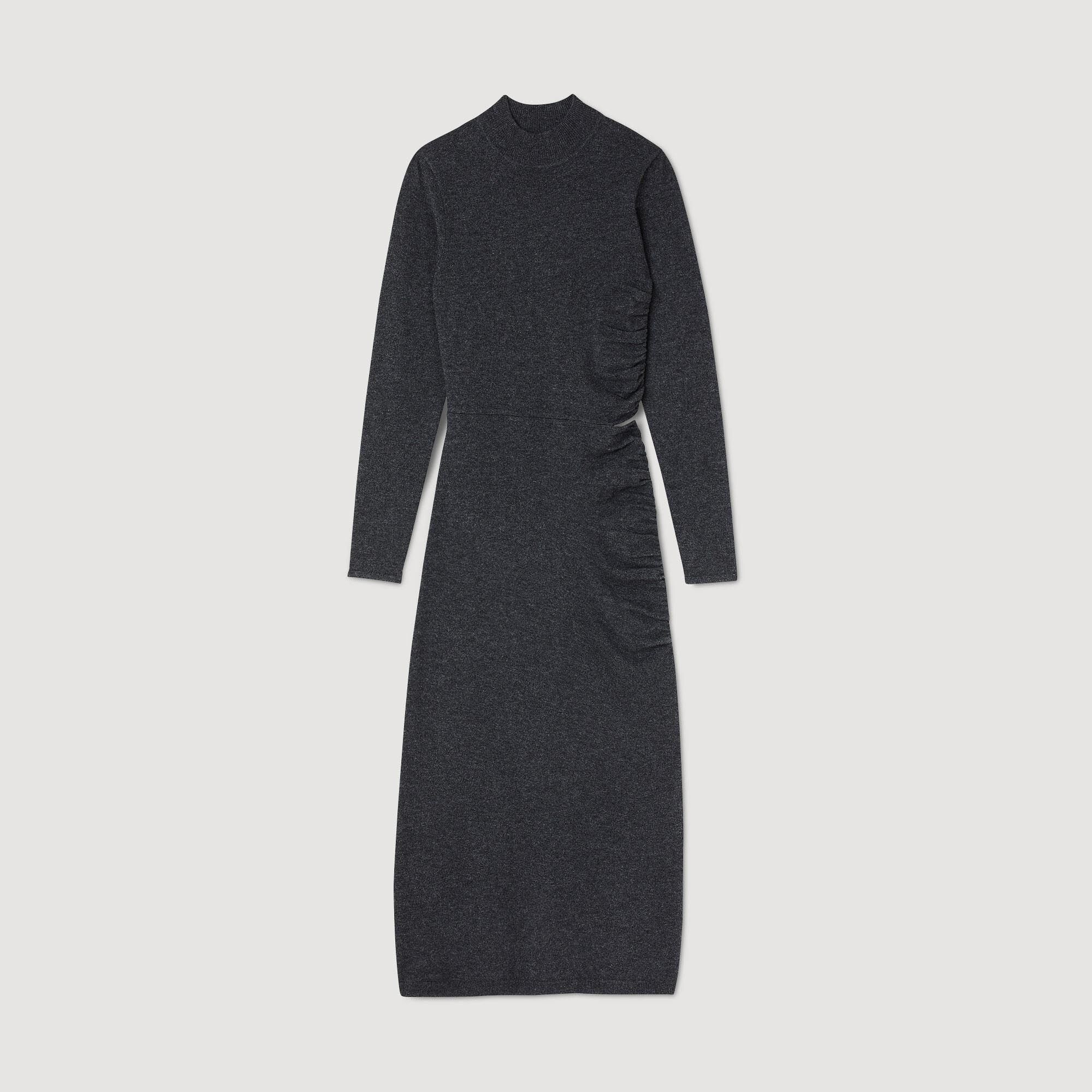 Robe longue en maille