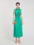 Robe longue en satin 