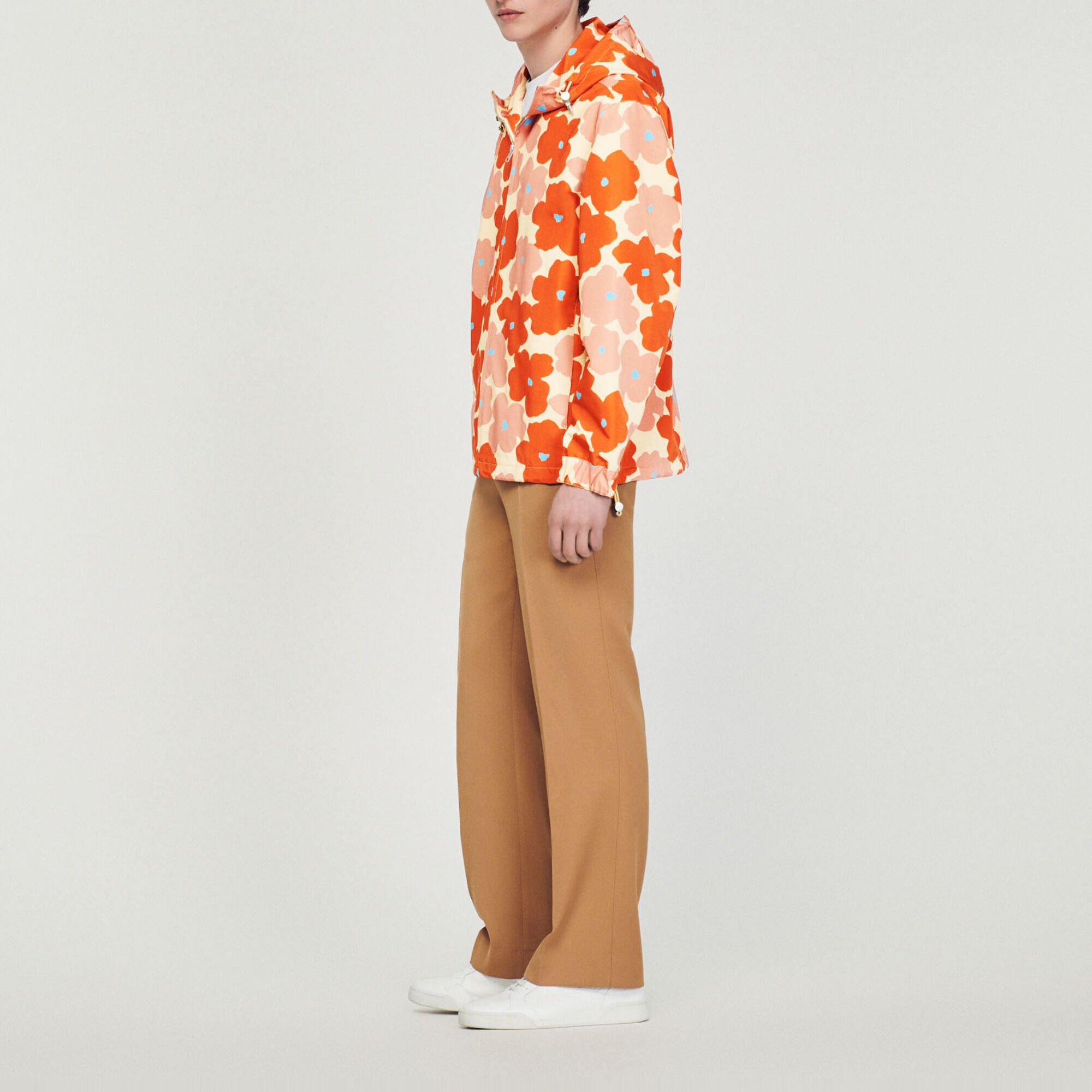 Blouson imprimé fleurs