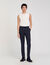 Pantalon droit élastiqué