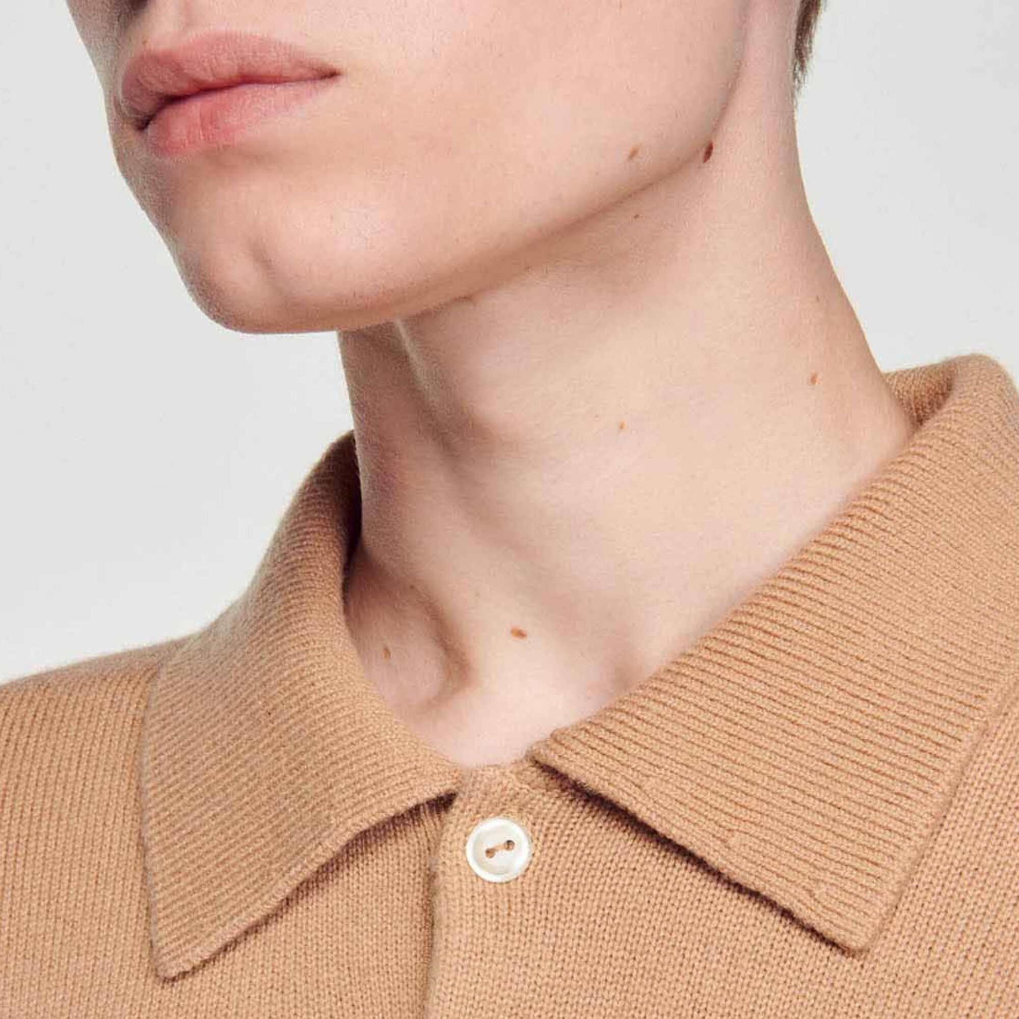 Polo en laine et cachemire