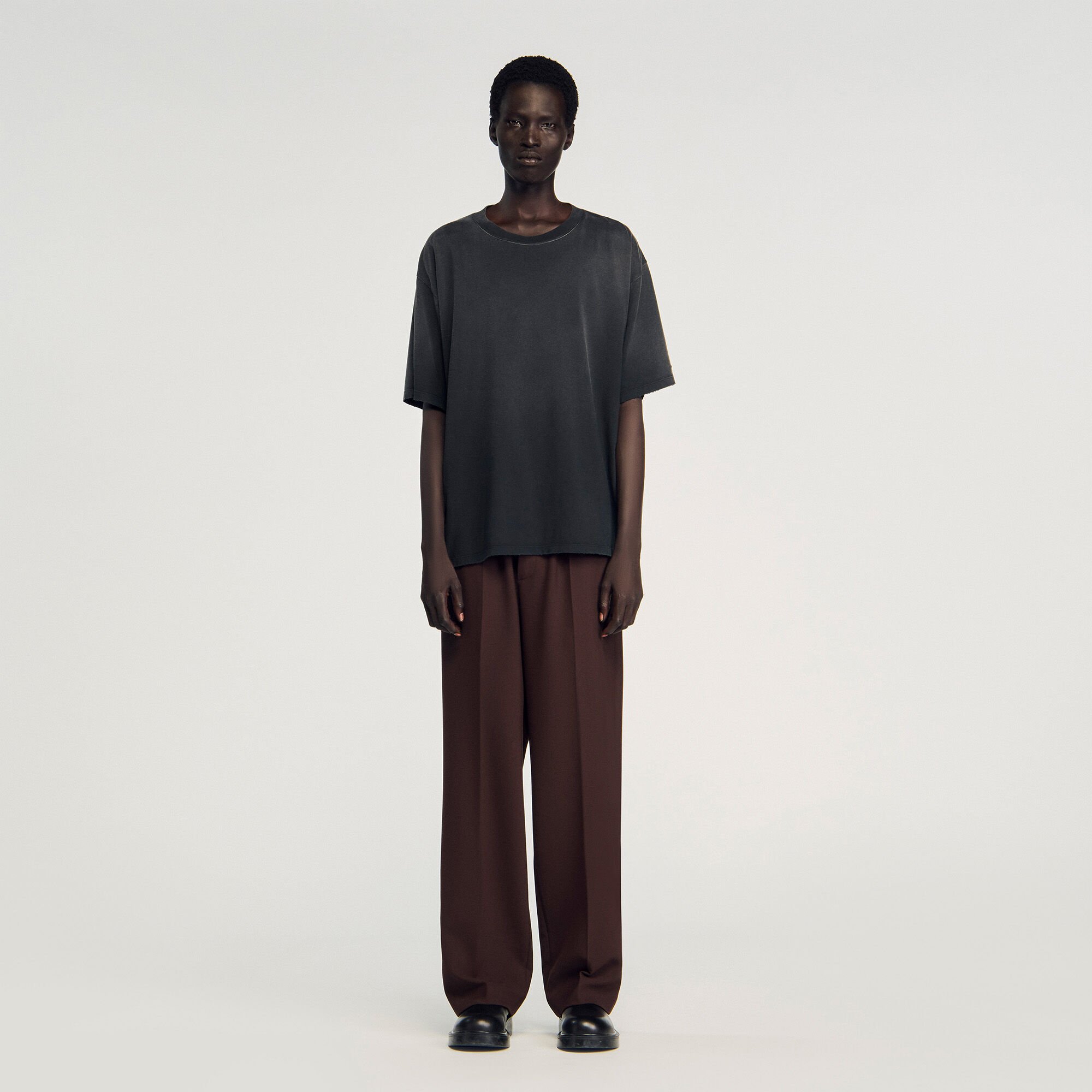 T-shirt effet usé