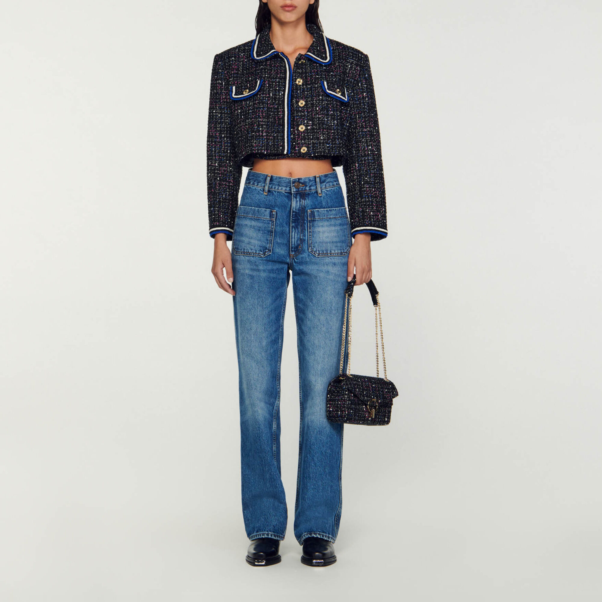 Sandro veste tweed new arrivals