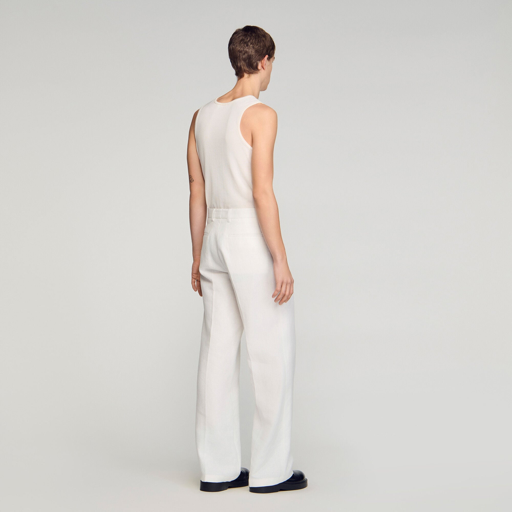 Pantalon de costume en lin 