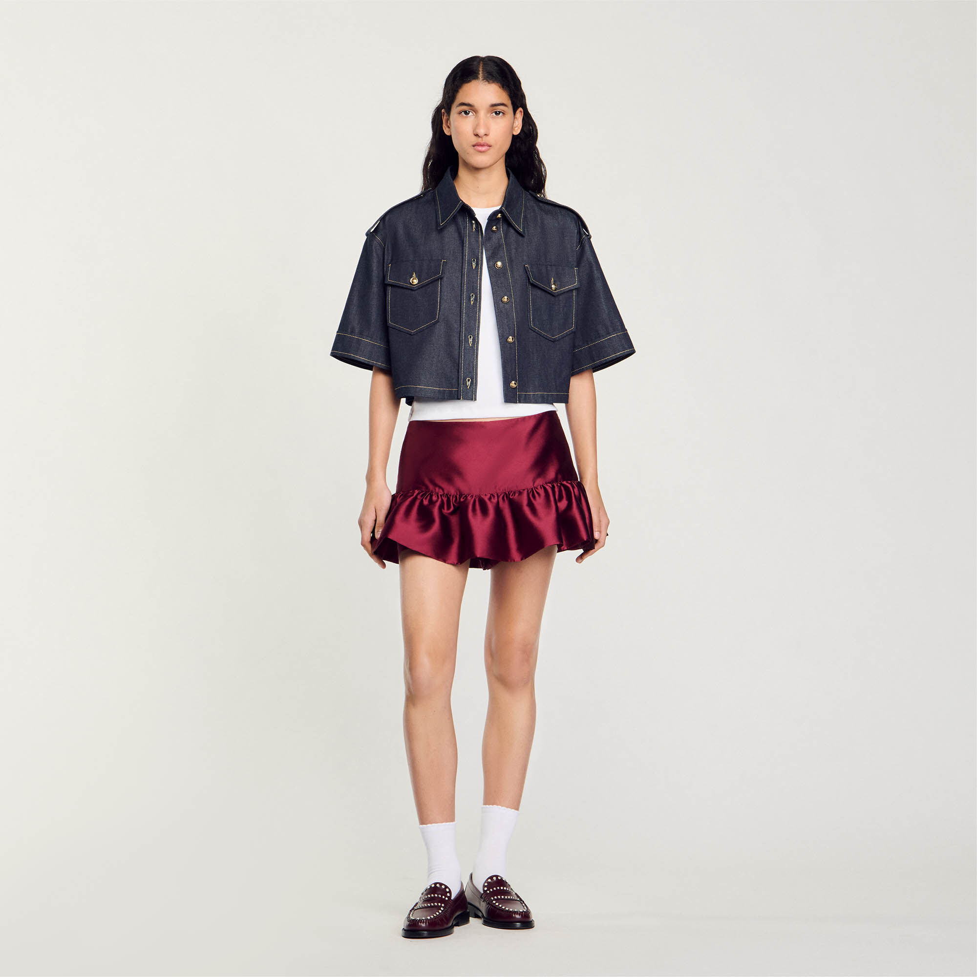 Jupe short sandro store