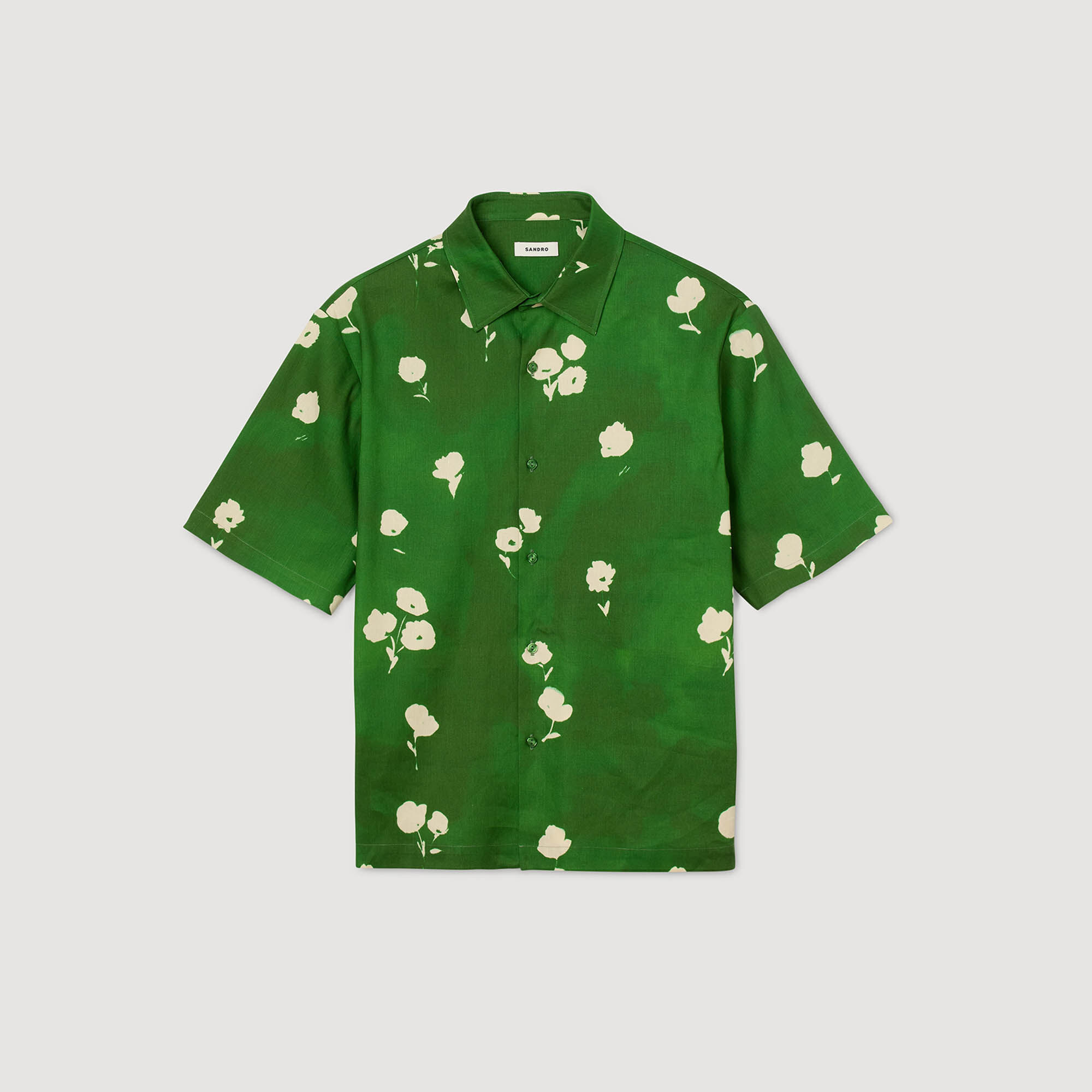 Chemise à imprimé fleur