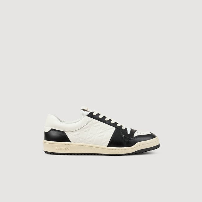 Sneakers basses en cuir