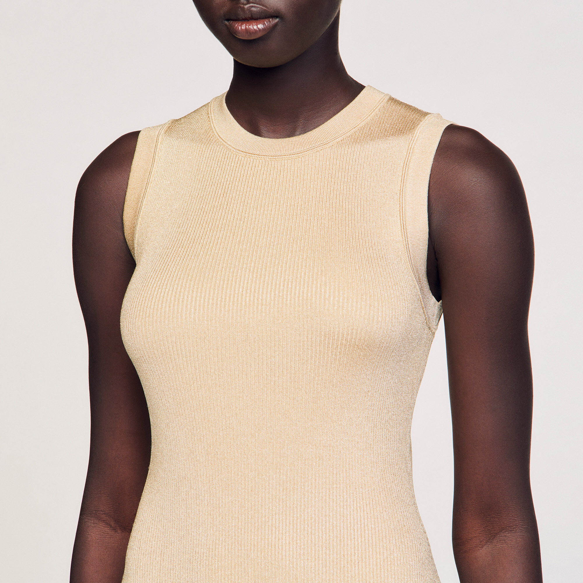 Robe courte en maille