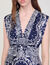 Robe longue à imprimé bandana