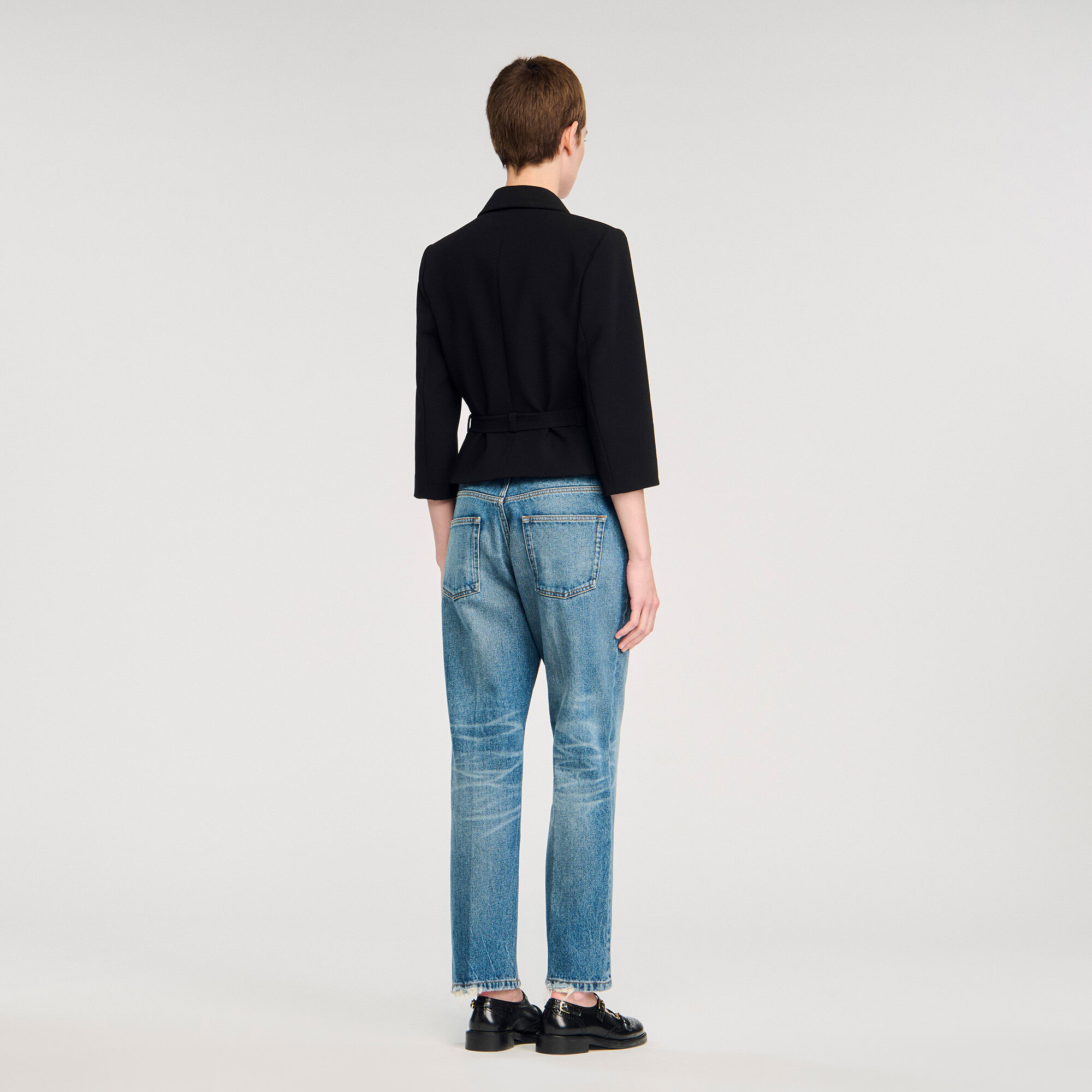 Veste courte de tailleur 
