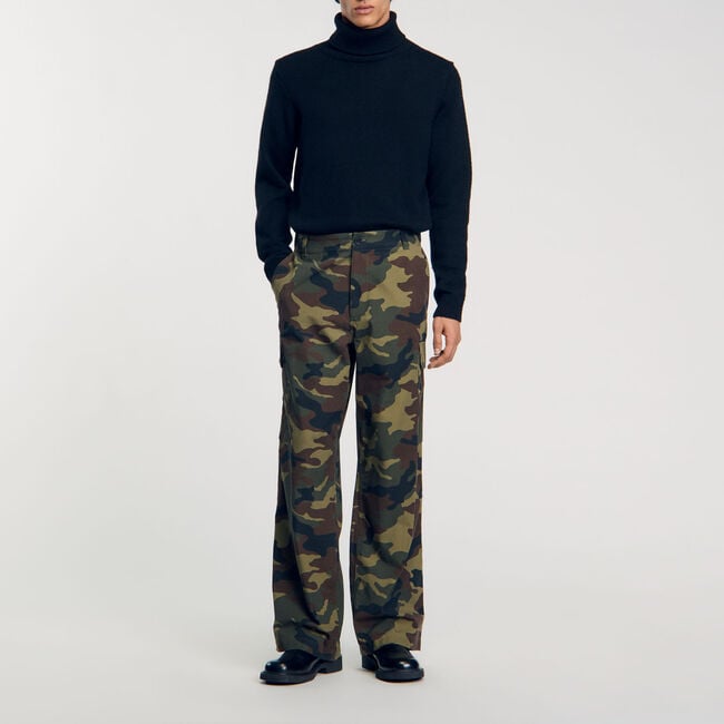 Pantalon cargo camouflage