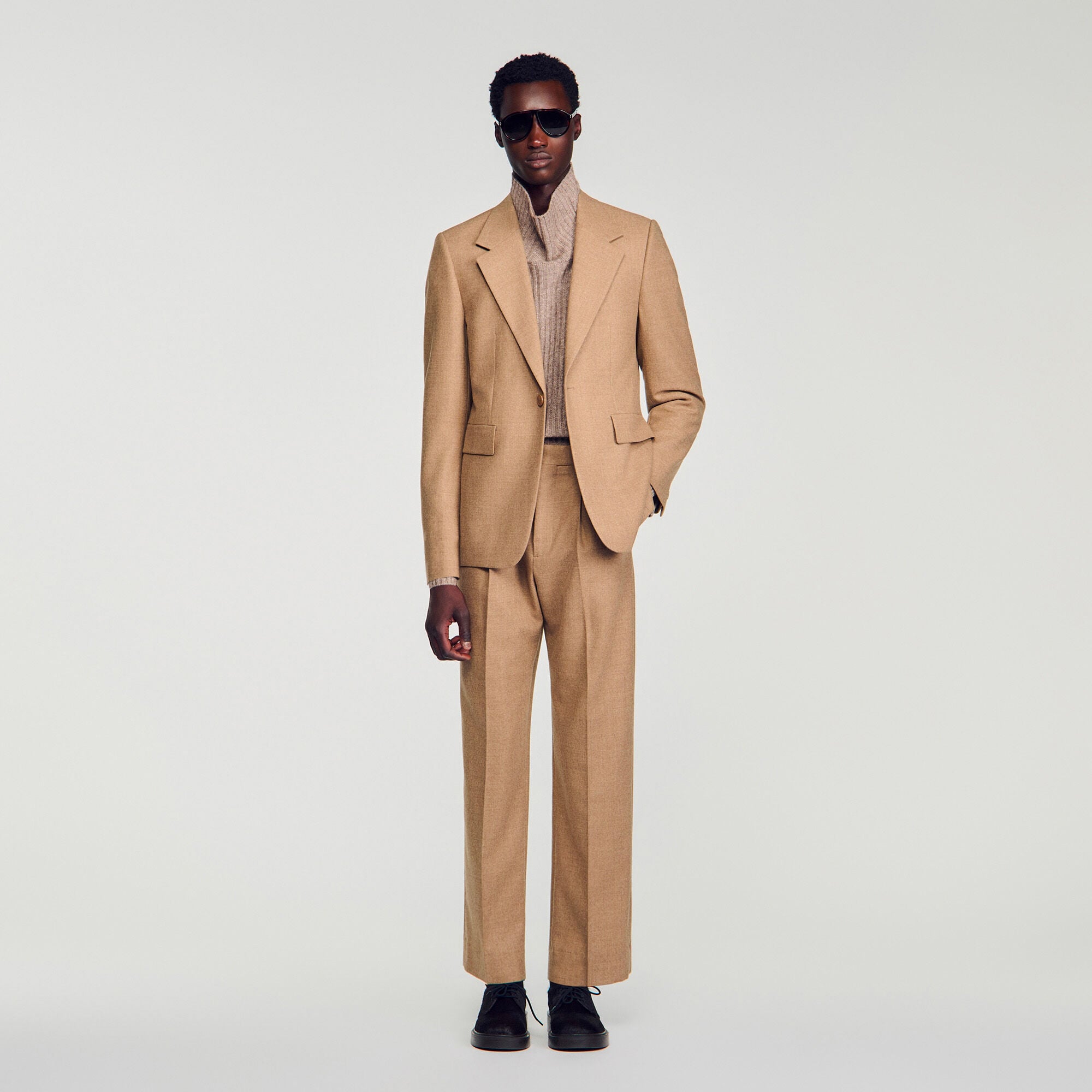 Veste de costume en laine - Homme | Sandro Paris