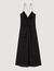 Robe midi &agrave; fines bretelles
