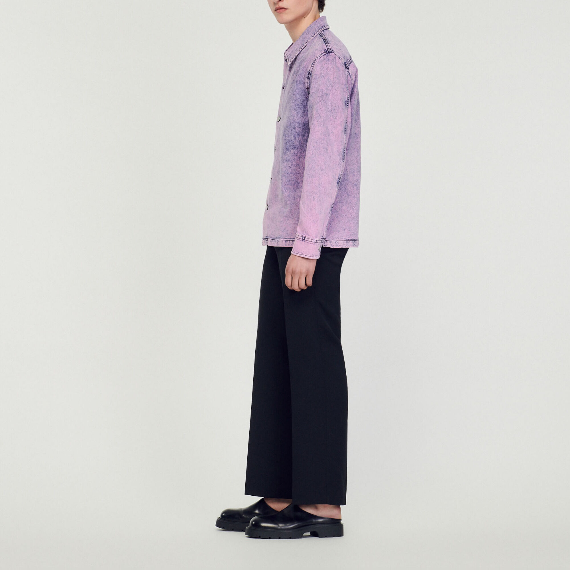 Blouson worker délavé