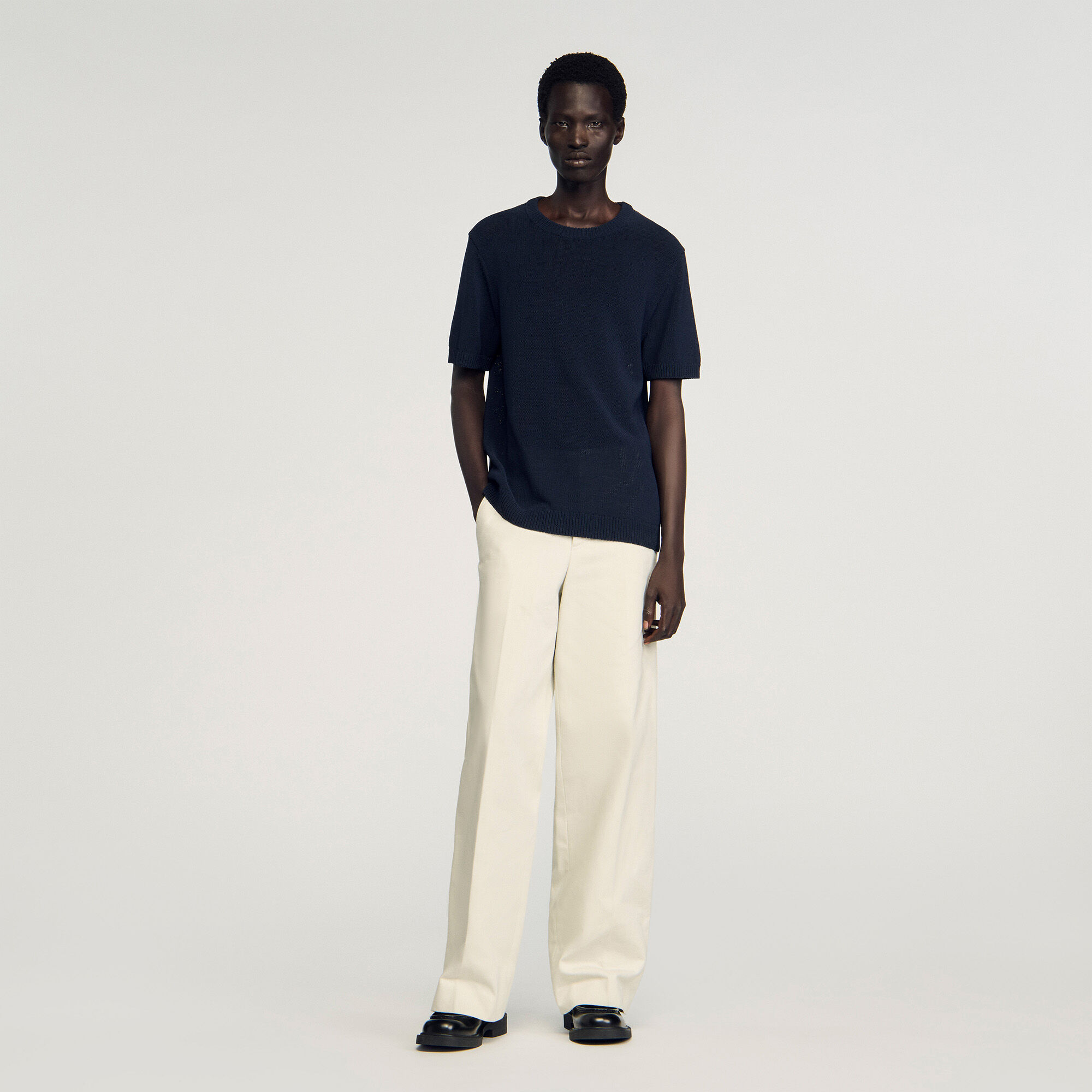 T-shirt en maille fine