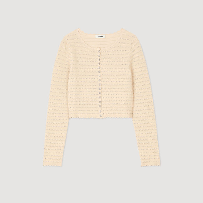 Cardigan strassé