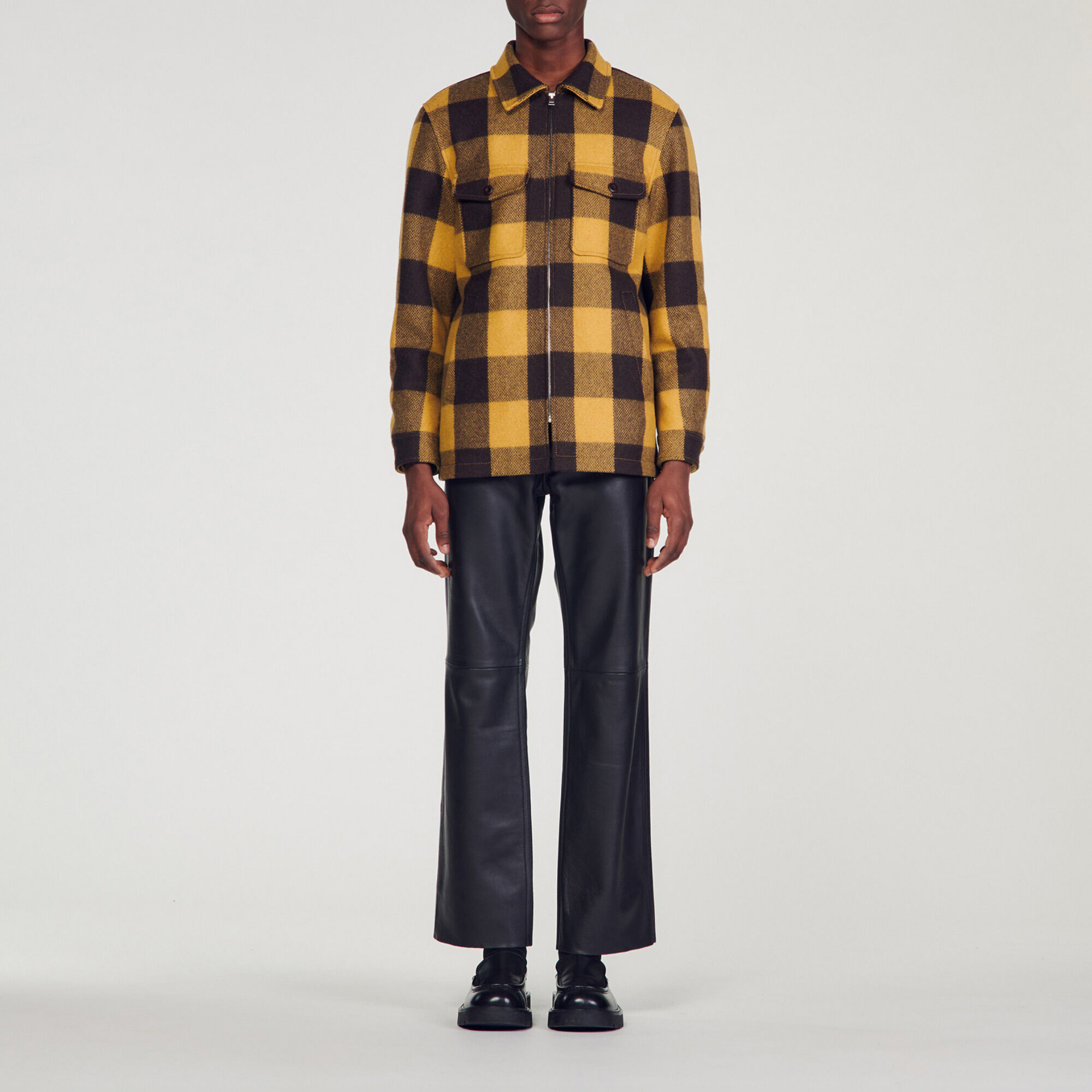 Blouson à carreaux