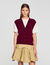 Pull bicolore en laine et cachemire 