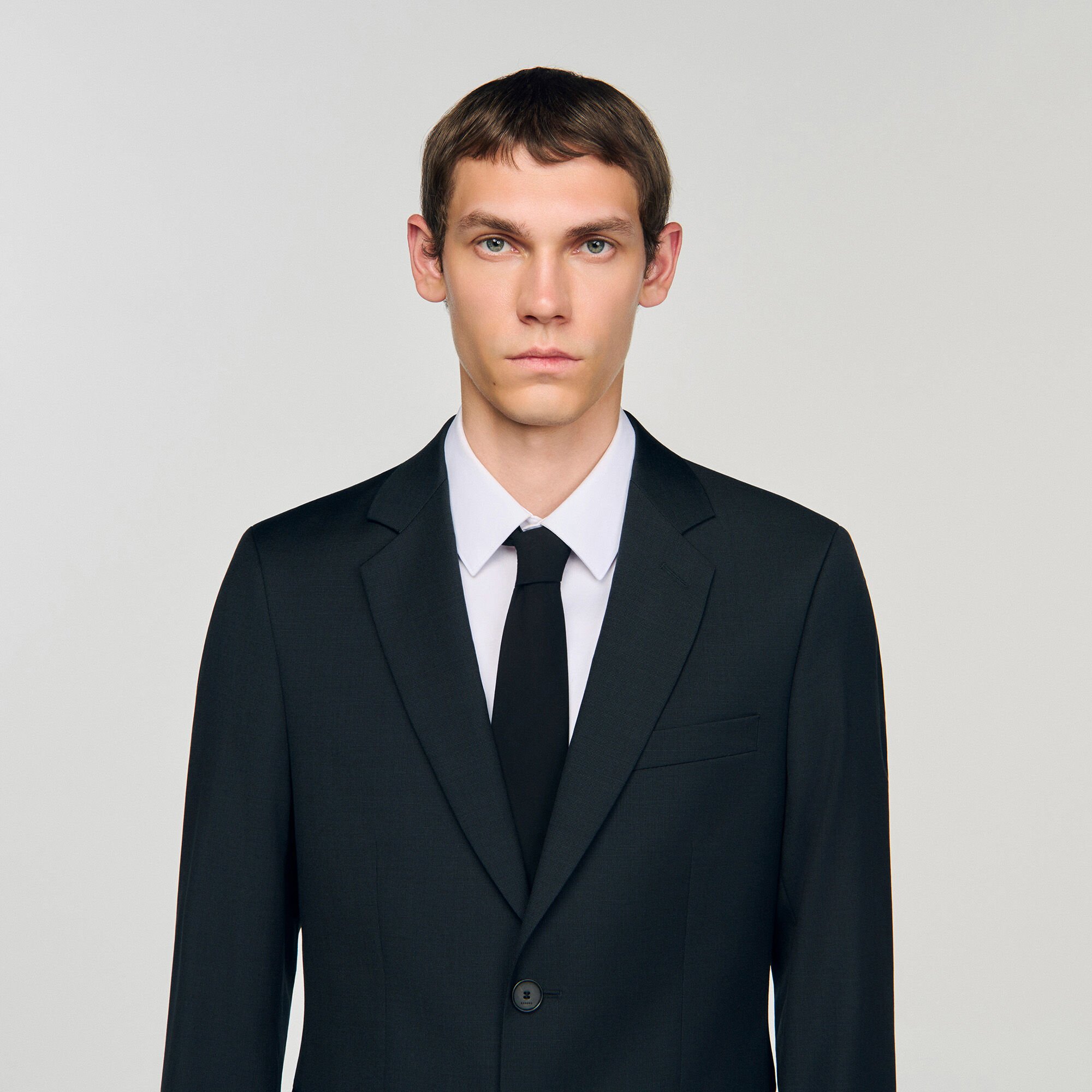 Veste de costume en laine vierge