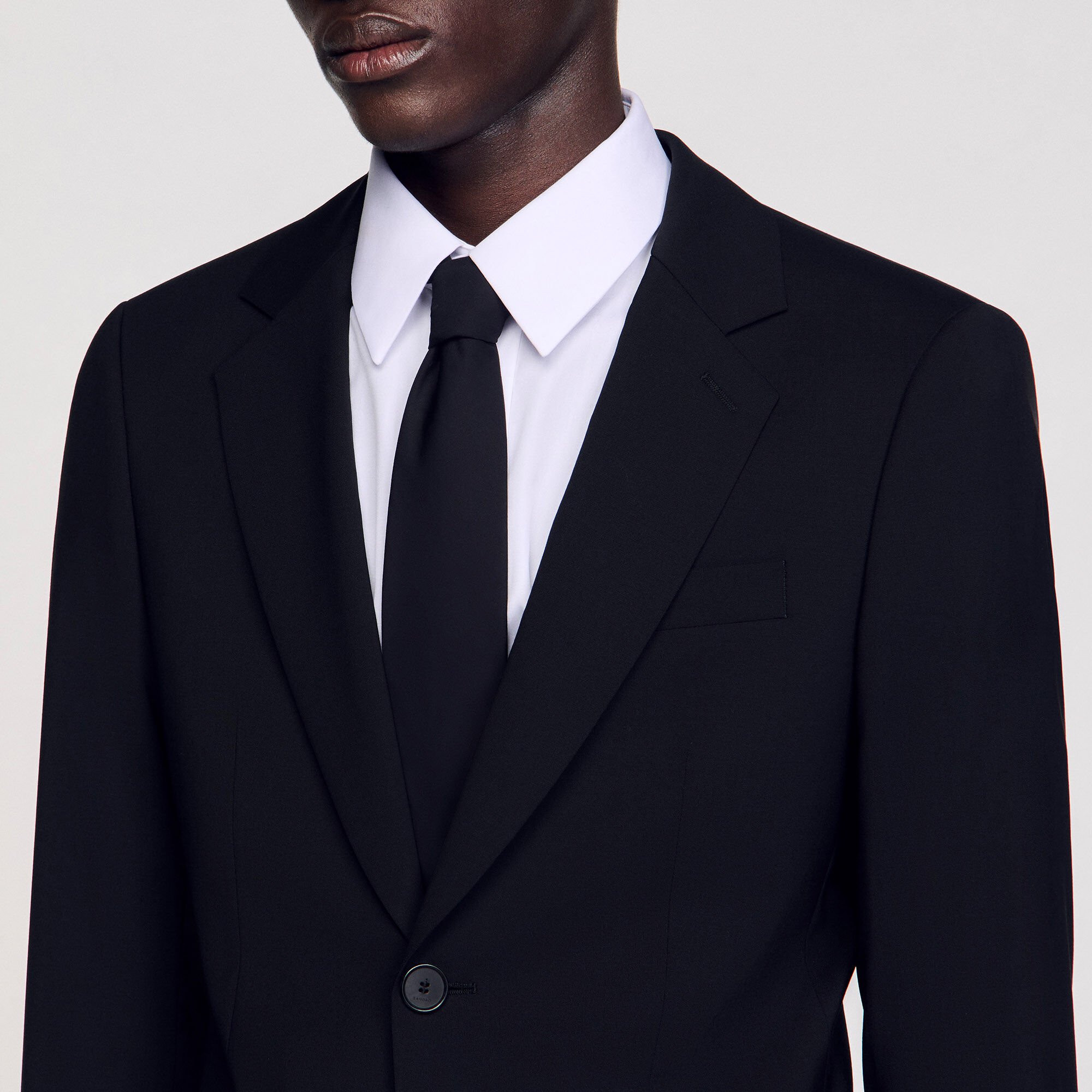 Veste de costume en laine vierge