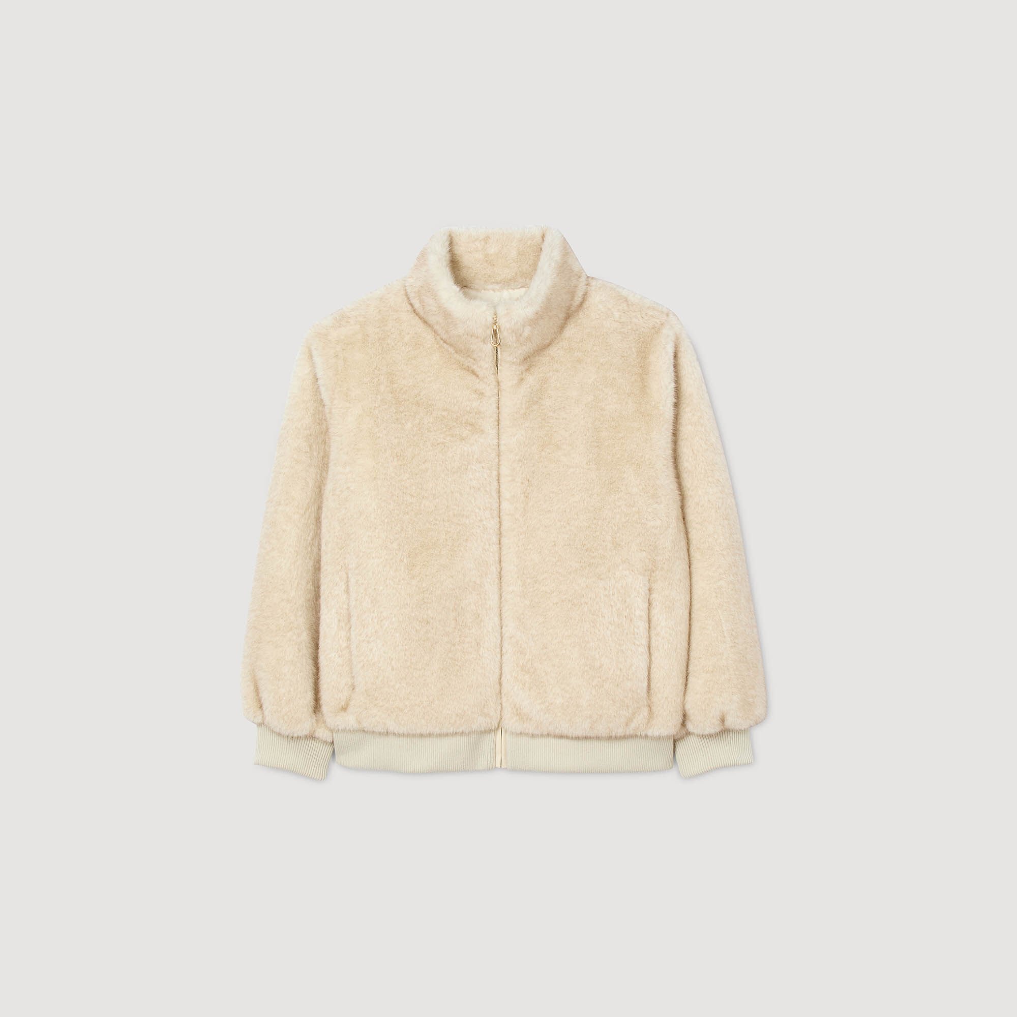 Blouson en fausse fourrure