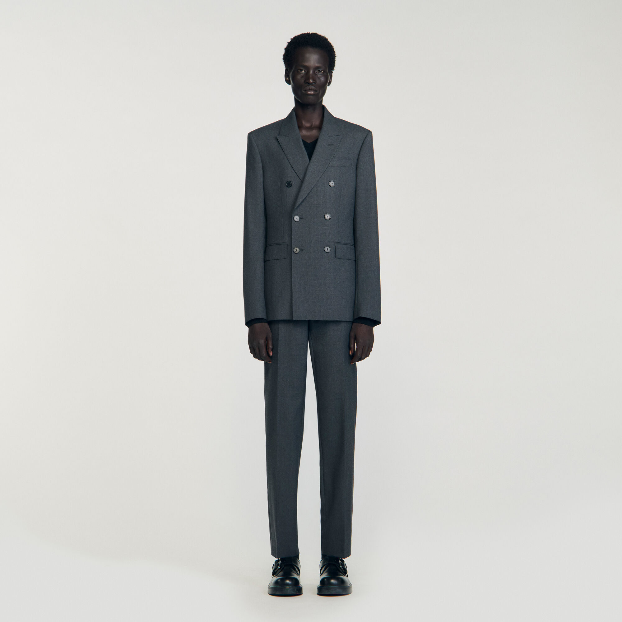 Veste de costume croisée