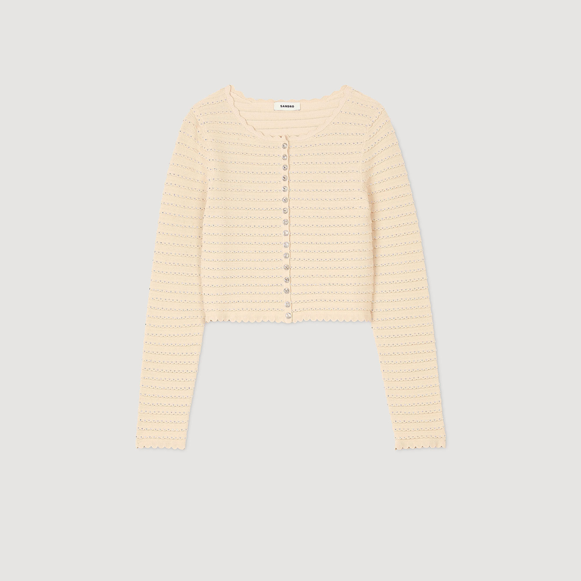 Cardigan strassé