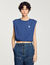 T-shirt court drapé