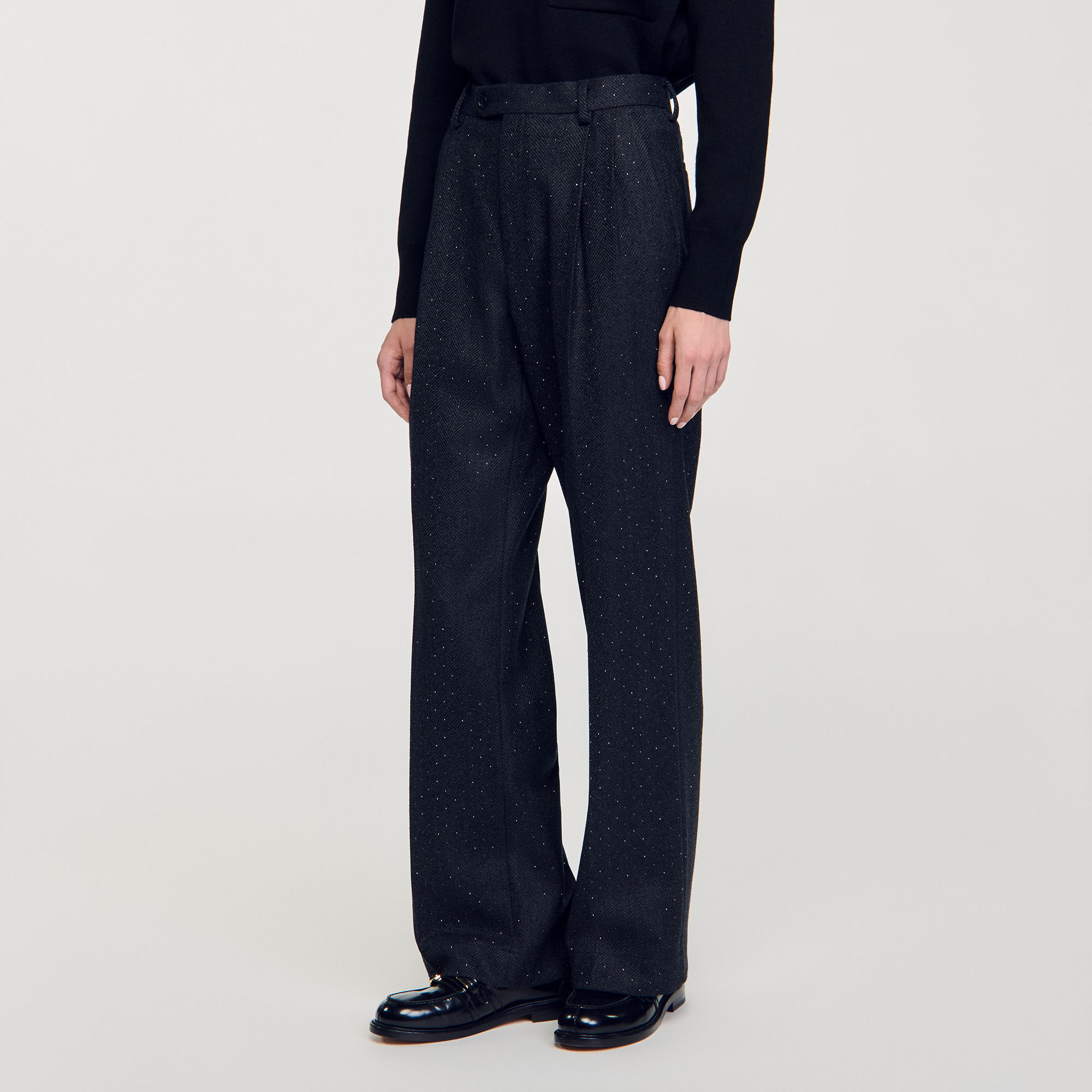 Pantalon de costume strassé