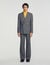 Veste en laine ray&eacute;e - Homme | Sandro Paris