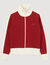 Cardigan bicolore en maille