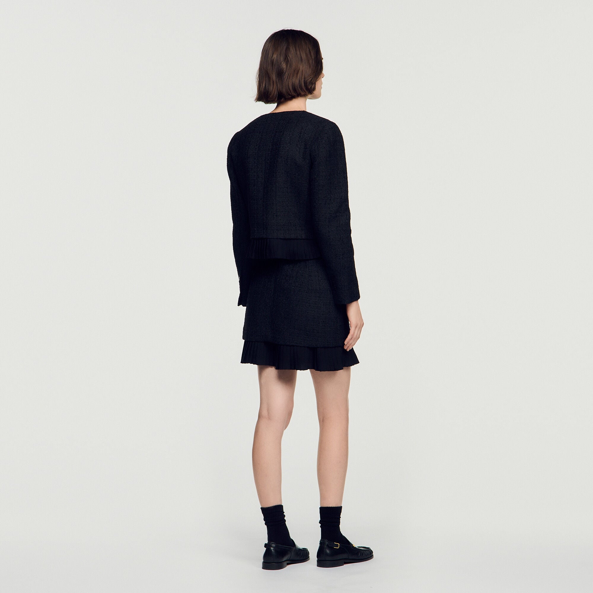 Veste en tweed 2 en 1 - Femme | Sandro Paris