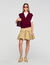 Pull bicolore en laine et cachemire 